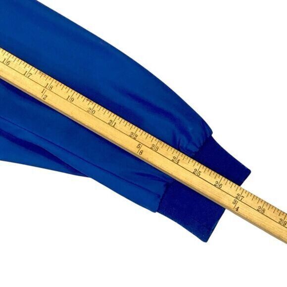 Zara Man Utility Jacket Men XL Blue Black Zip Button Sport Classic Bomber Jacket - Picture 16 of 16